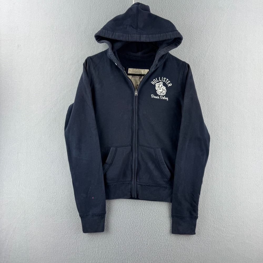 Hollister Hoodie Womens‎ Medium Full Zip Vintage Y2K